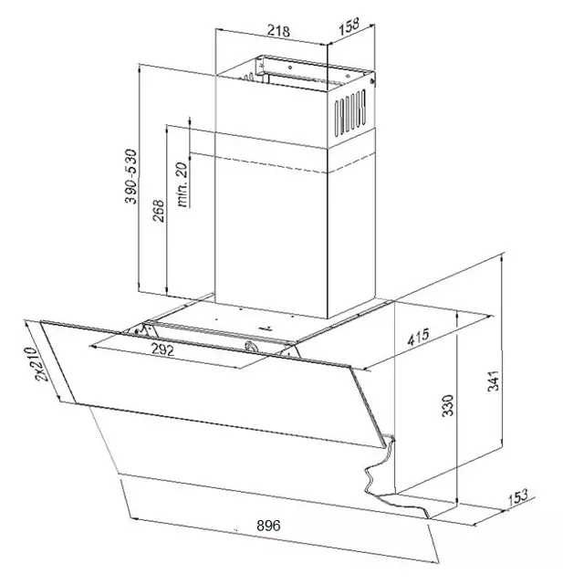 Maunfeld PLYM LIGHT 90 White.2