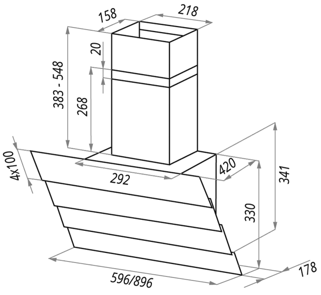 Maunfeld Cascada Quart 60 Black.2