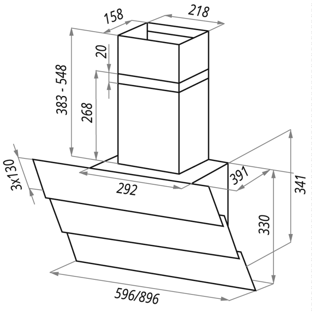 Maunfeld Cascada Trio 90 Black.2