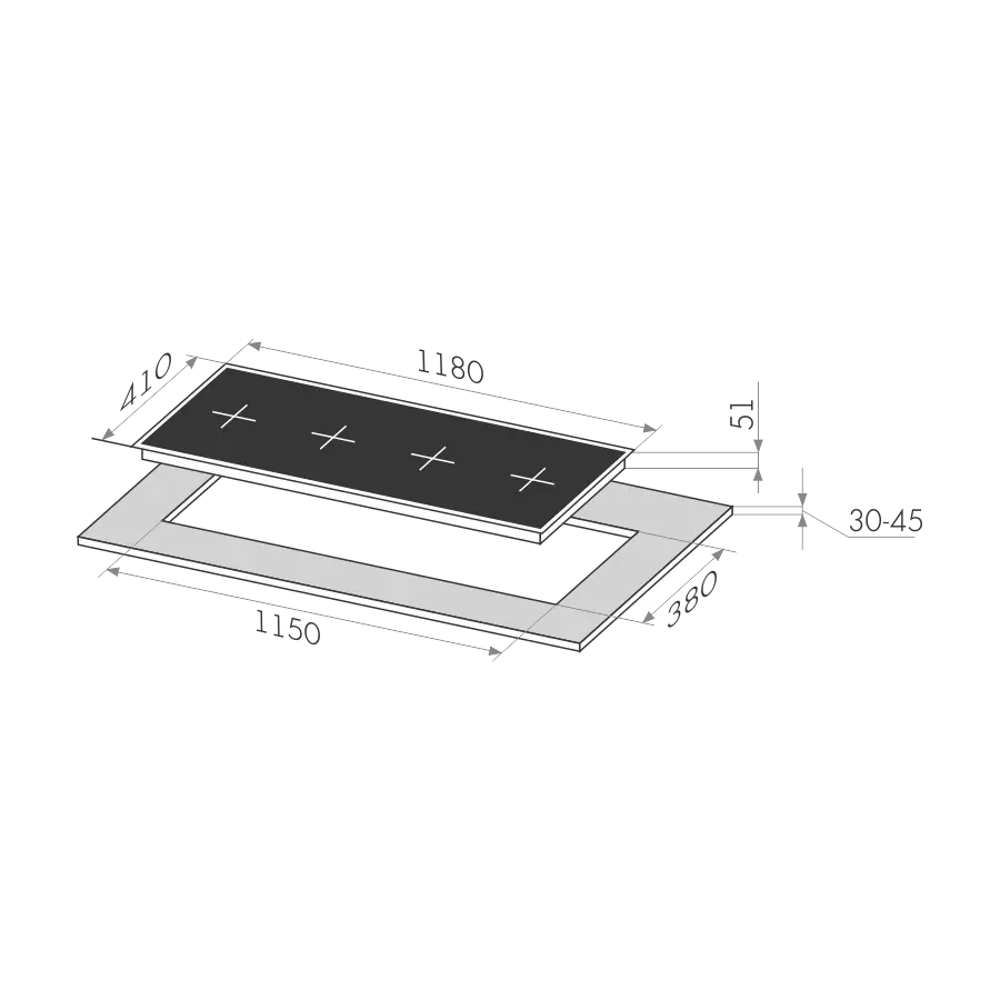 Maunfeld MGHG 124 20B.2