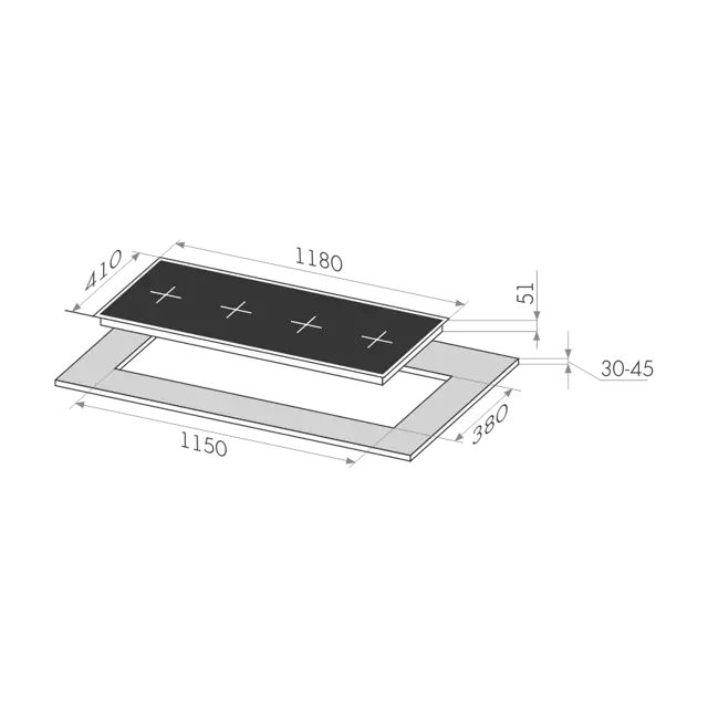 Maunfeld MGHG 124 20B.2