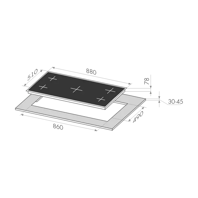 Maunfeld MGHS 95 72S.1