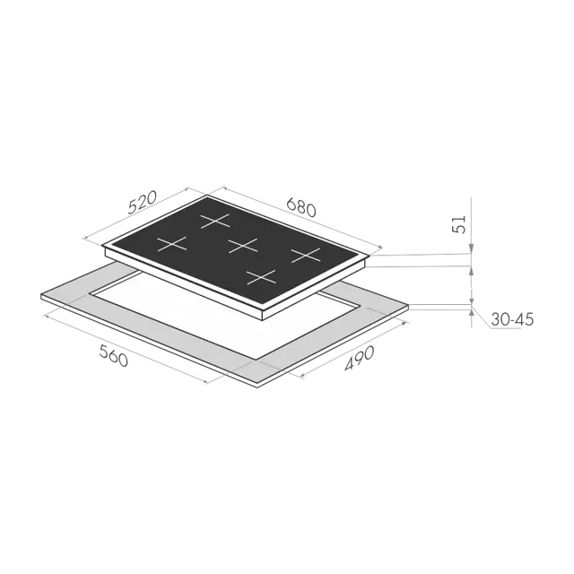 Maunfeld MGHG 75 13B.1