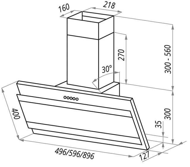 Maunfeld Tower G Satin 60 (stripes) White.1