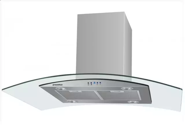 MAUNFELD Ancona ISLA 90 см INOX glass.0