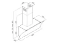 Maunfeld Blast Push 90 White Glass White.1