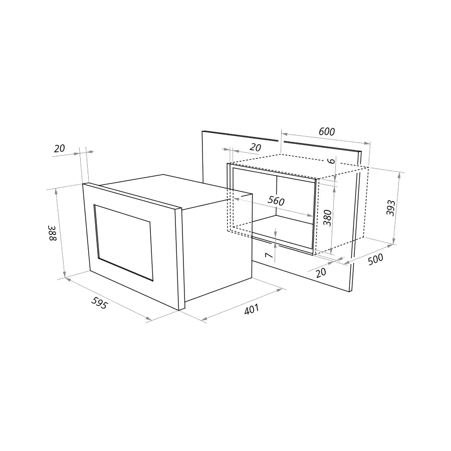 Maunfeld MBMO 25.7GW.6