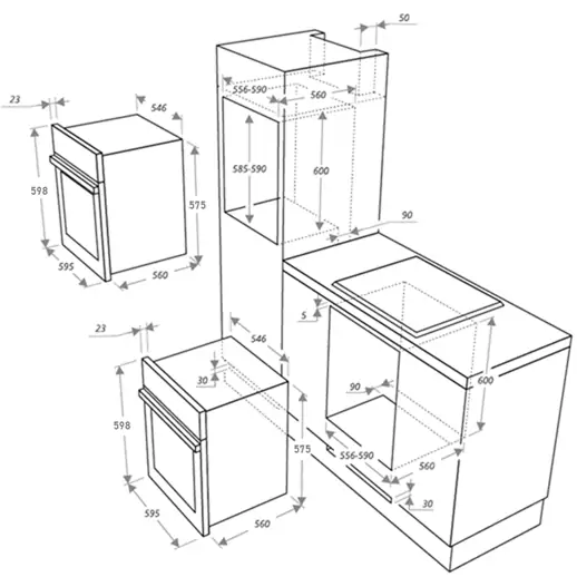 Maunfeld MEOFG 676RILB TRS.4