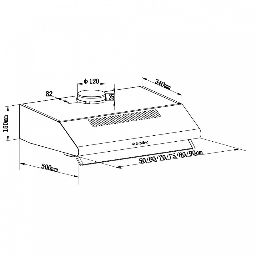 Maunfeld MP-1 60 White.13