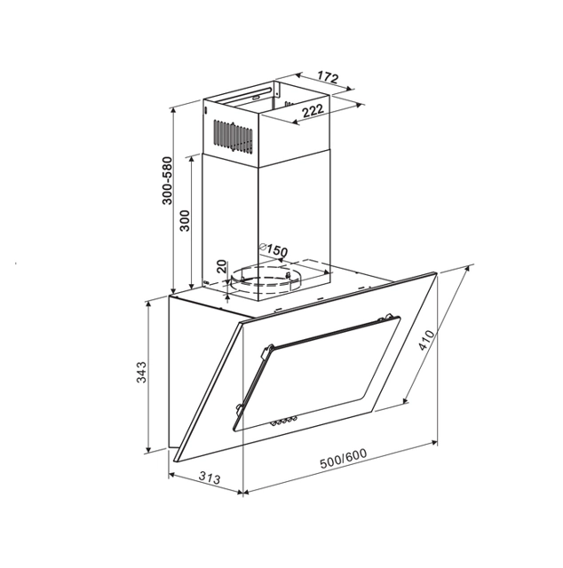 Maunfeld Tower A 60 Black.14