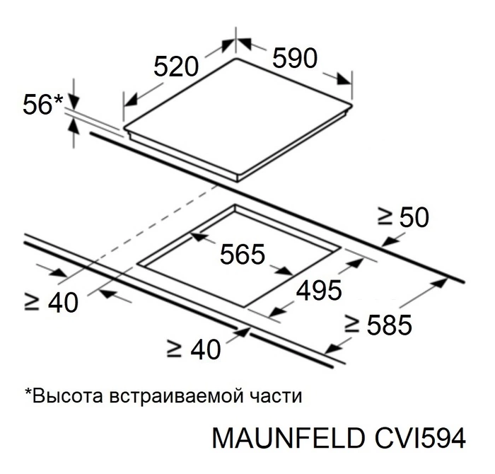 Maunfeld CVI594BG.6