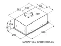 Maunfeld CROSBY Hardy 850LED Black.6