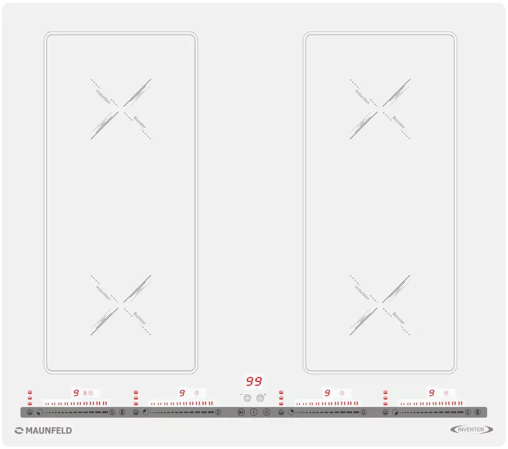 Индукционная варочная панель MAUNFELD CVI594SB2BGA Inverter.0 loading=