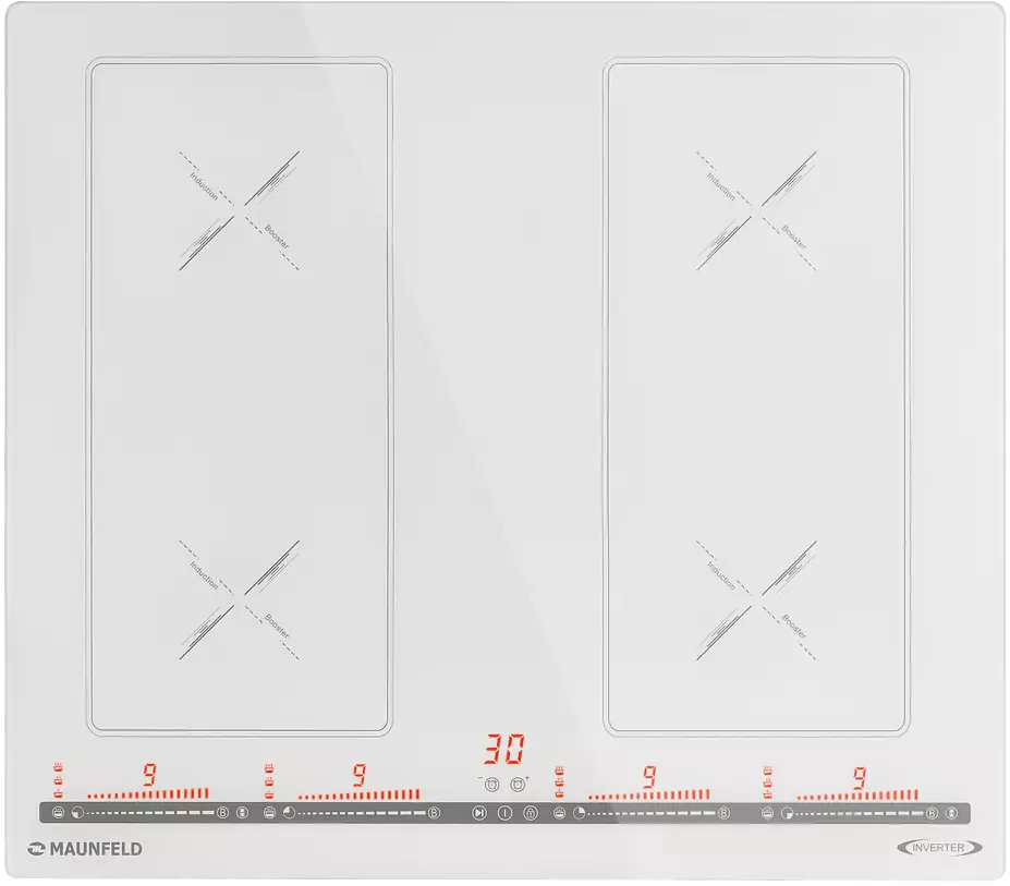 Индукционная варочная панель MAUNFELD CVI594SB2WHA Inverter.0 loading=