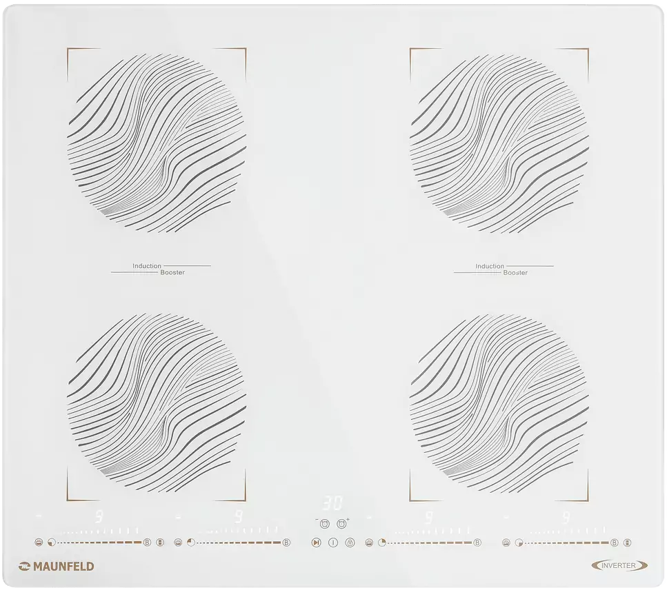 Индукционная варочная панель MAUNFELD CVI594SB2WHF Inverter.0 loading=