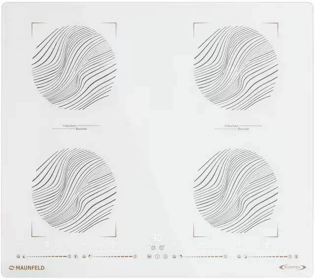 Индукционная варочная панель MAUNFELD CVI594SB2WHF Inverter.0